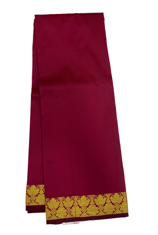 Maroon Colour Half Saree Shawl