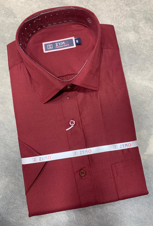 Half Sleeve Maroon Colour Shirt
