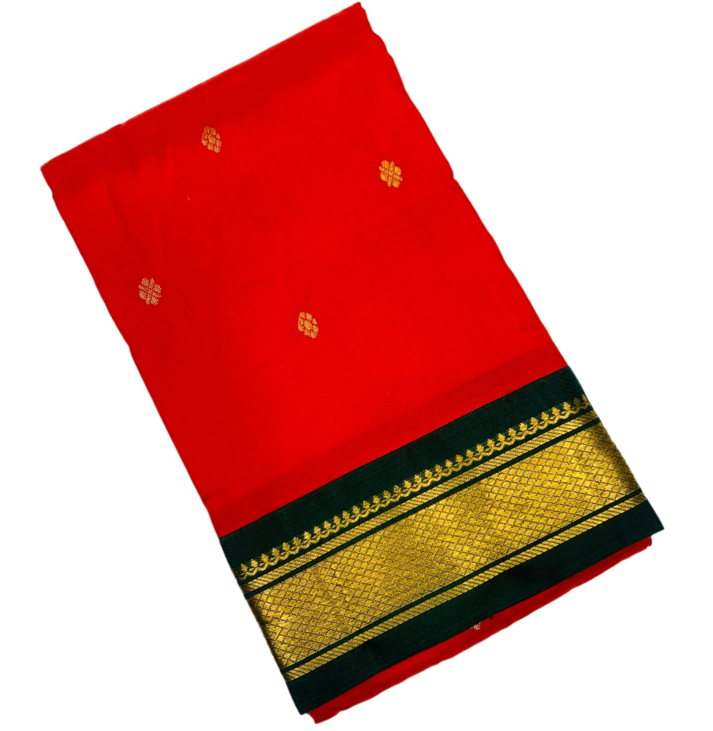 Pure Kanchipuram Silk Red Colour