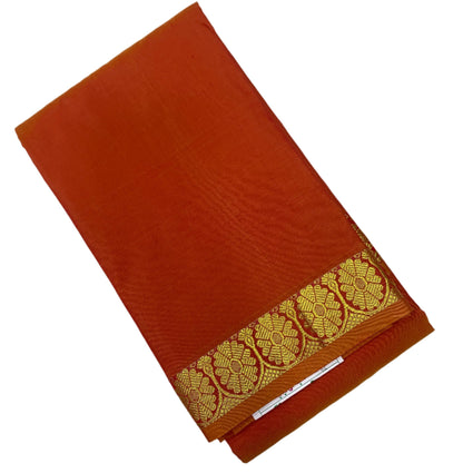 Orange Colour Half Saree Shawl