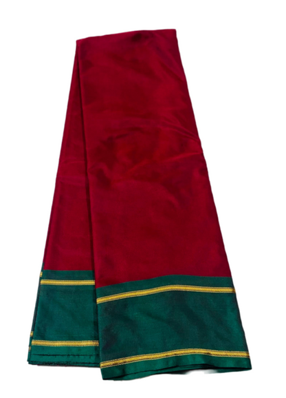 Arani Silk Saree Maroon Colour