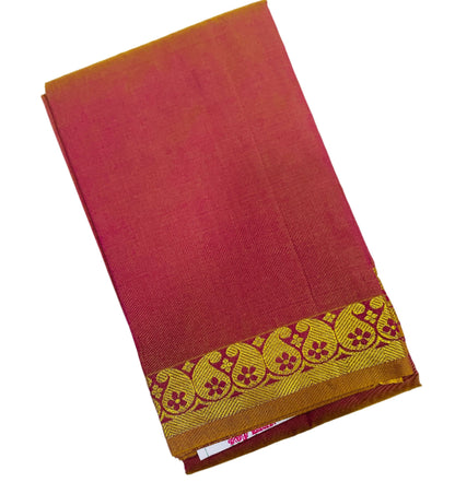 Pinkish Gold Colour Half Saree Shawl