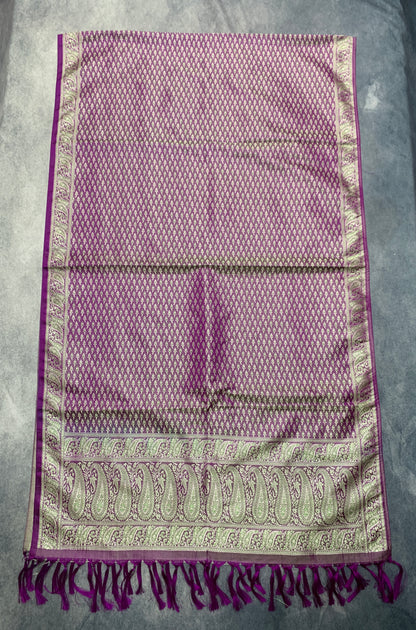 Magenta Colour Facilitation Shawl Ponnadai