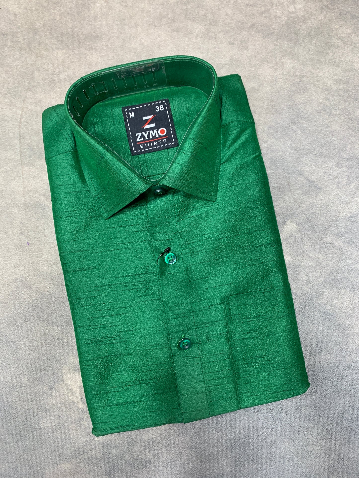 Half Sleeve Green Colour Shirt
