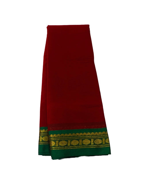 Chettinad Cotton Saree Maroon