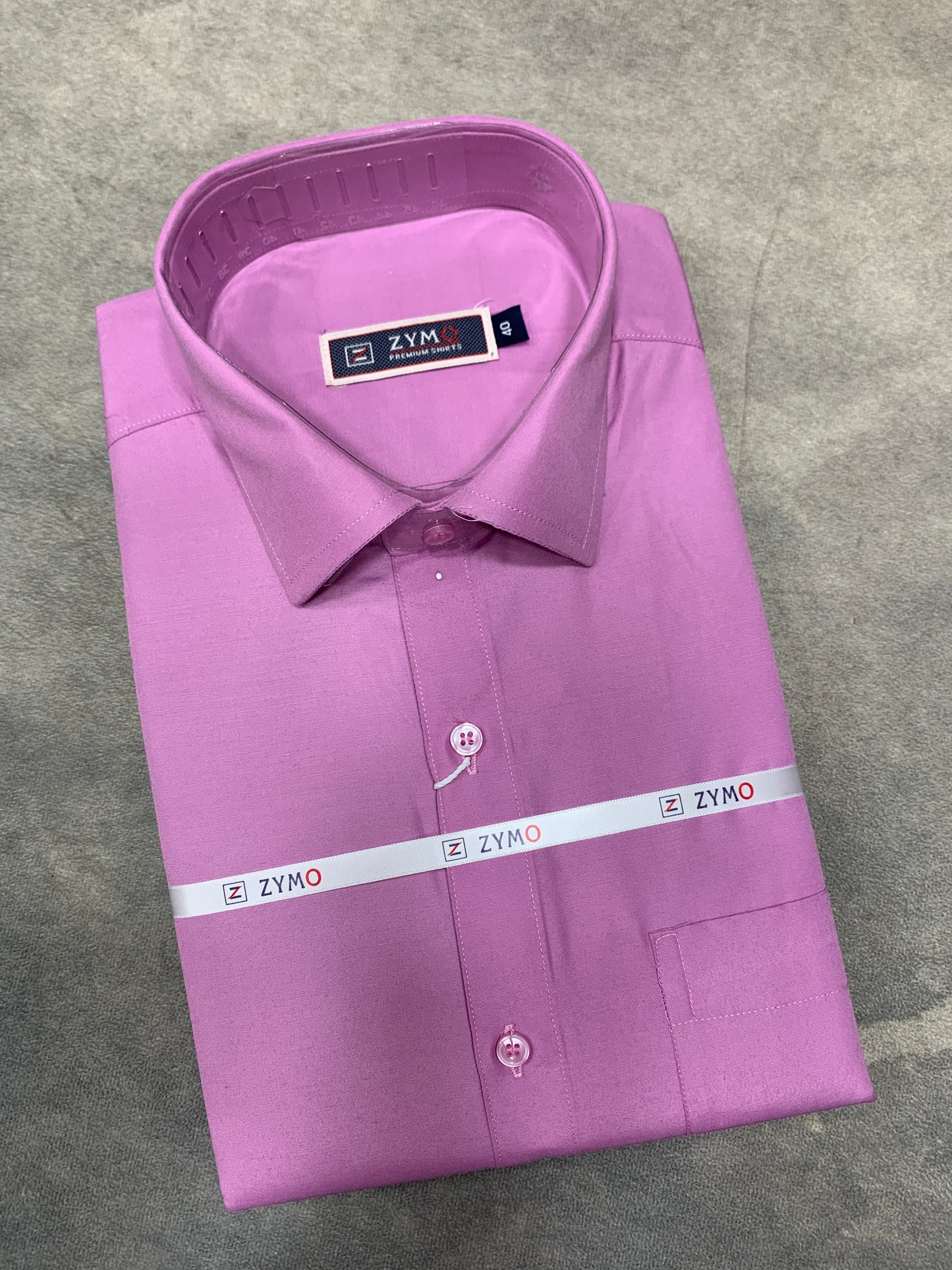 Full Sleeve Light Magenta Colour Shirt