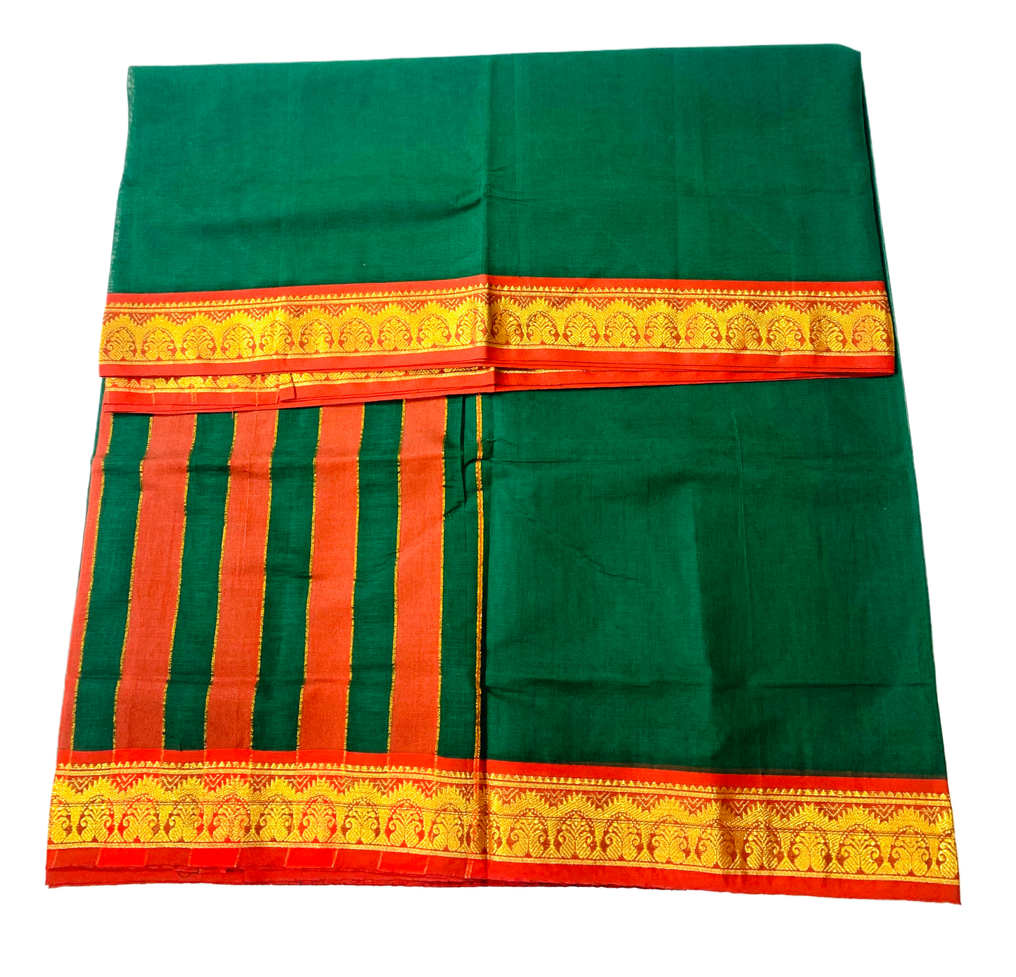 Chettinad Cotton Saree Green