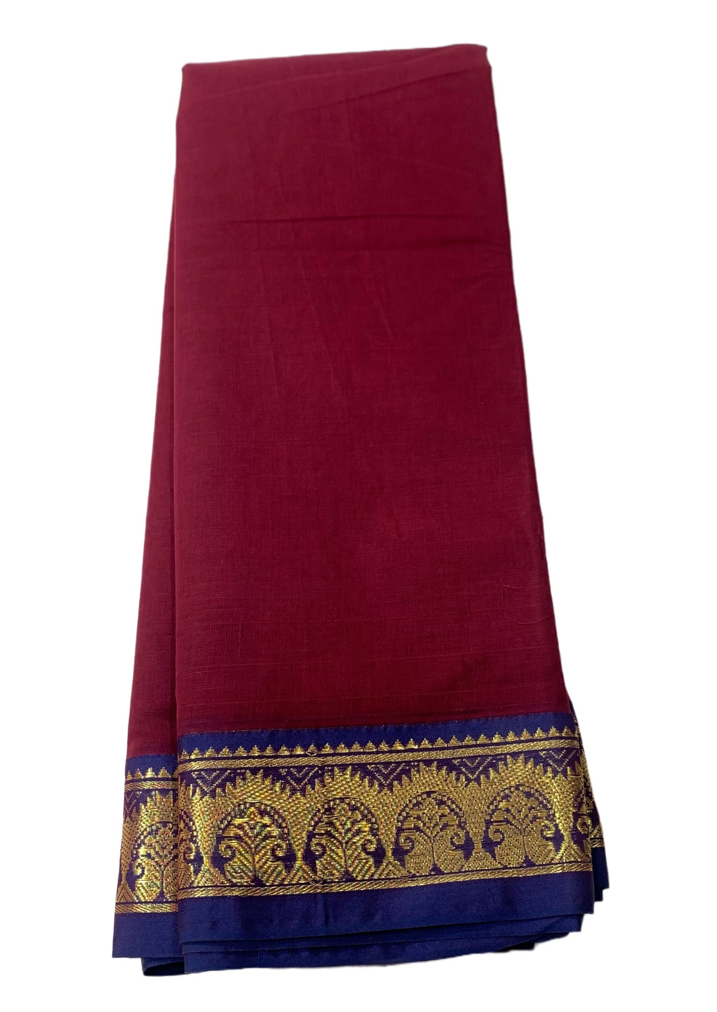 Chettinad Cotton Saree Maroon