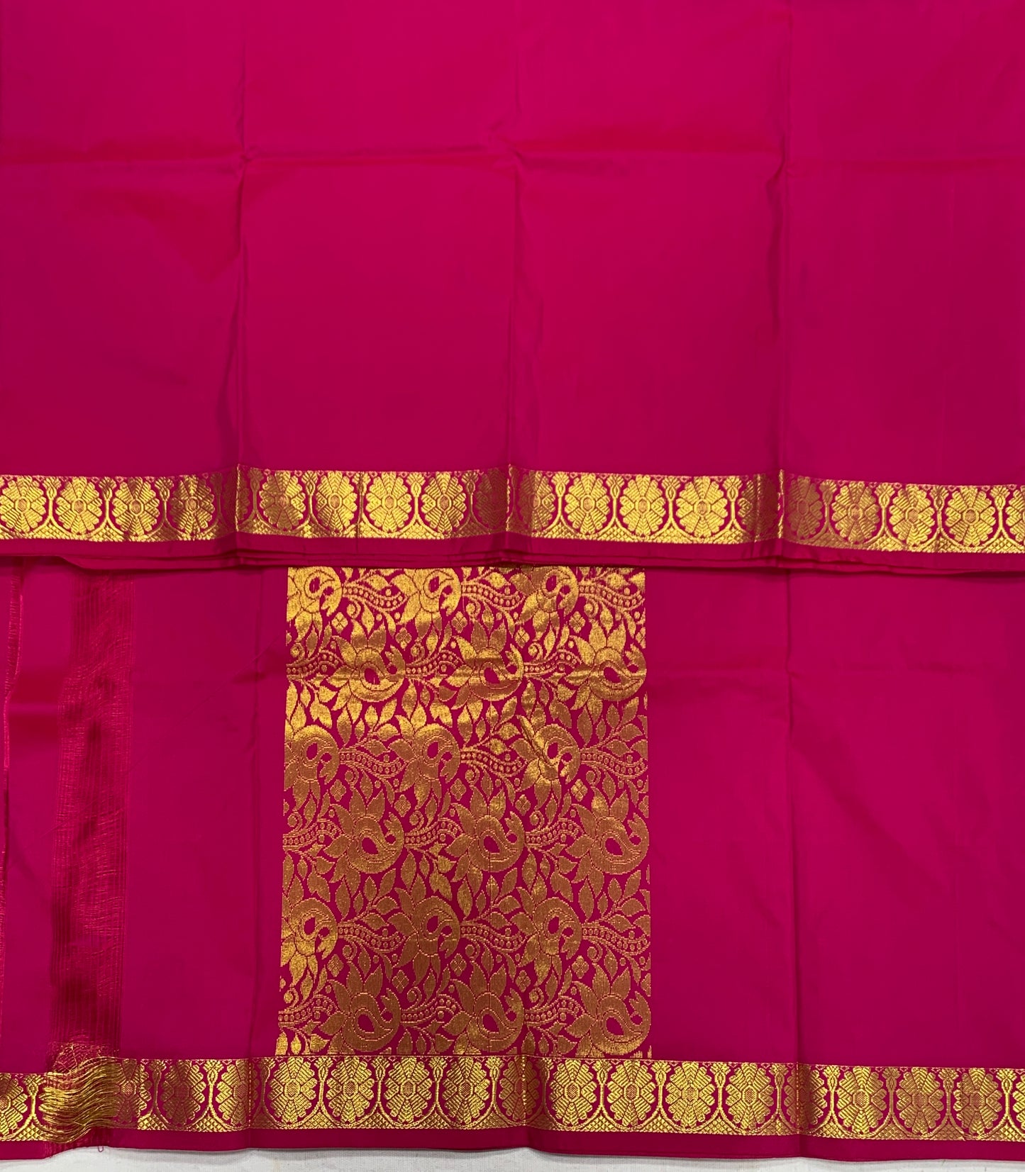 Pink Colour Half Saree Shawl