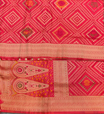 Banaras Soft Silk Saree Peach Pink Colour with Sliver Colour Floral Design Border
