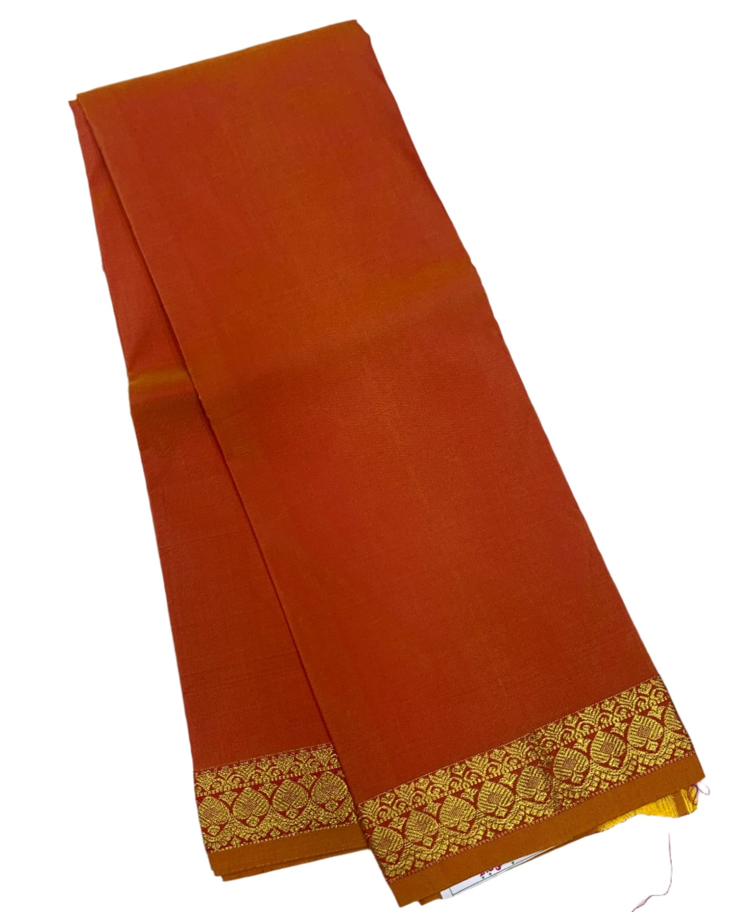 Orange Colour Half Saree Shawl