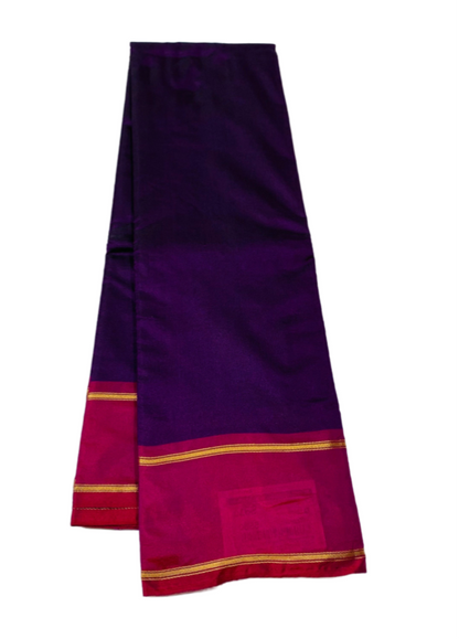 Arani Silk Saree Dark Violet  Colour