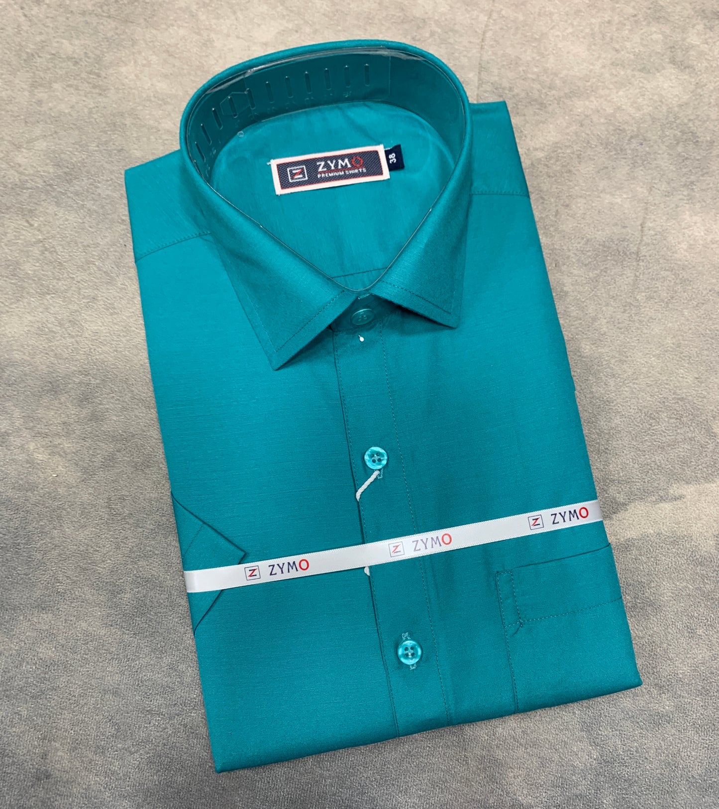 Half Sleeve Rama Green Colour Shirt