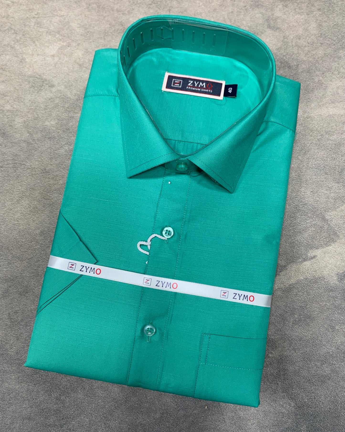 Half Sleeve Rama Green Colour Shirt