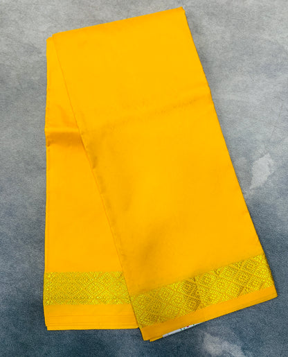 Yellow Colour Half Saree Shawl