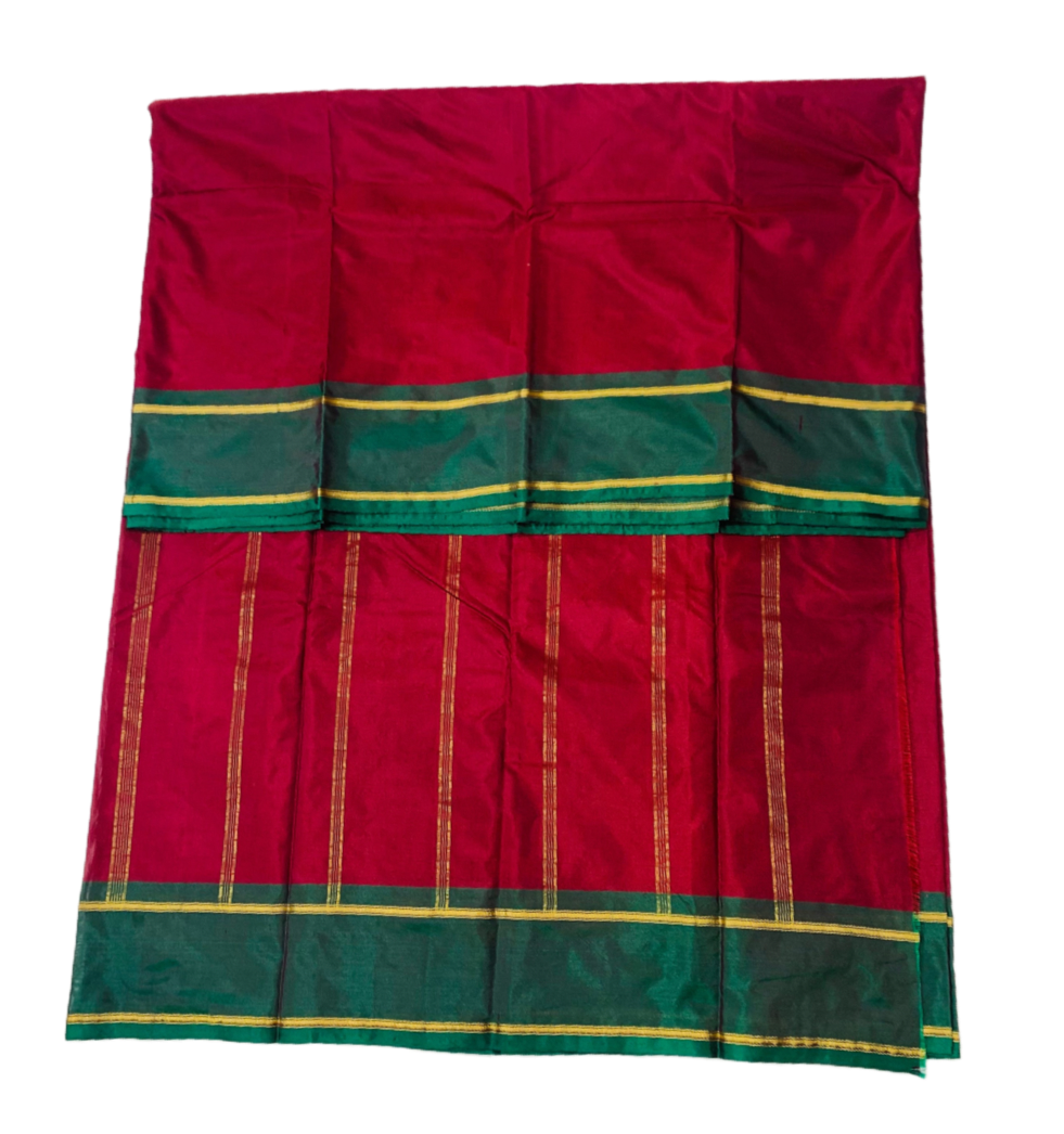 Arani Silk Saree Maroon Colour