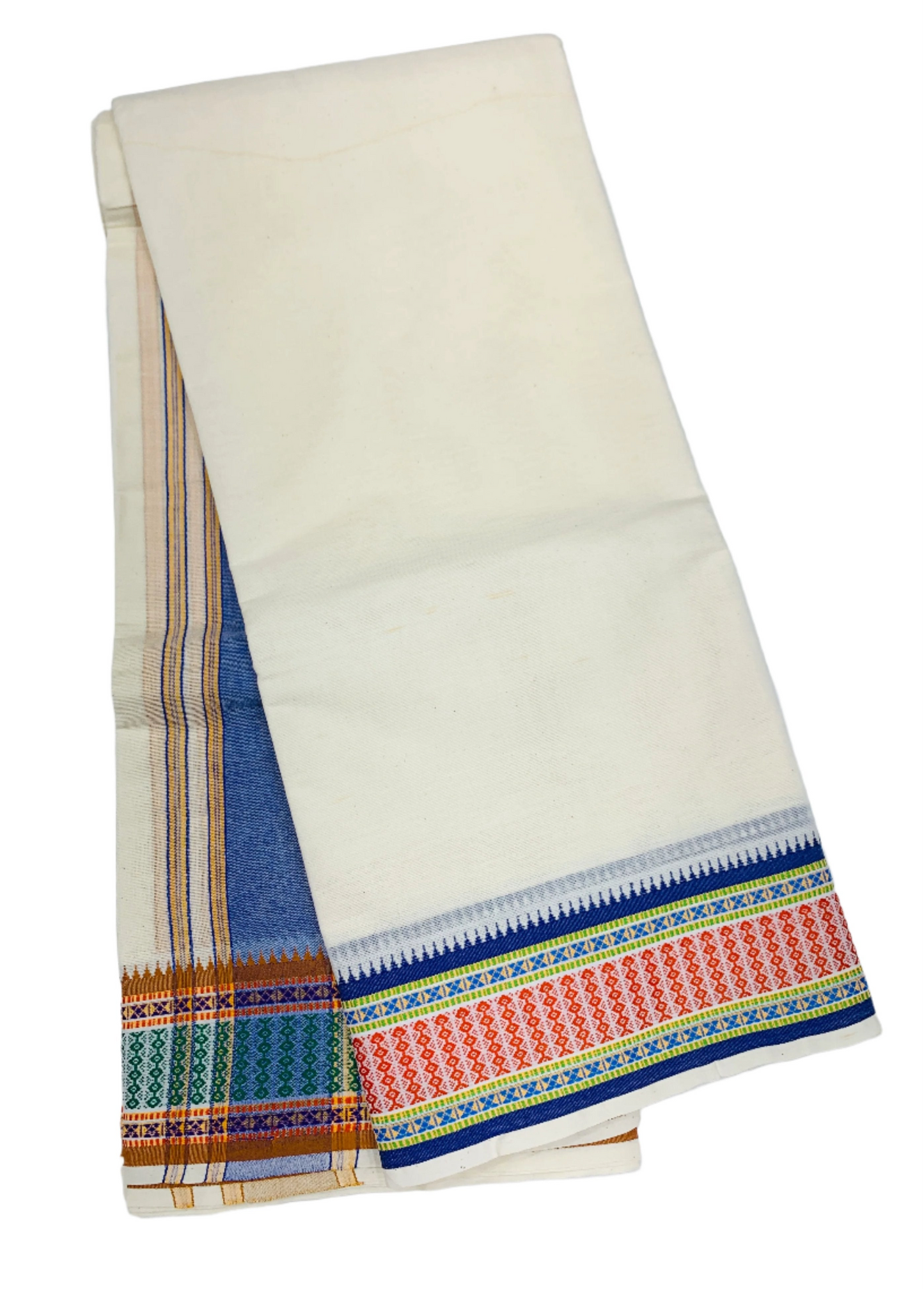 Cotton Dhoti Half White