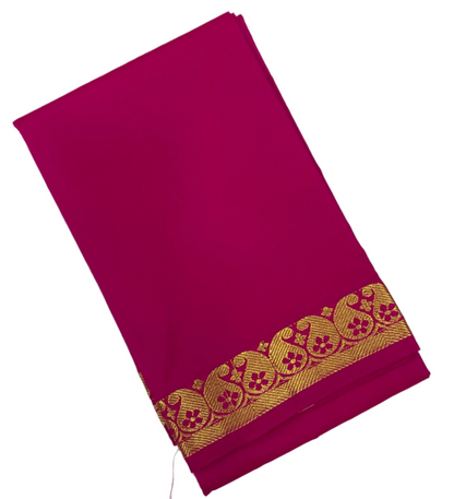 Pink Colour Half Saree Shawl