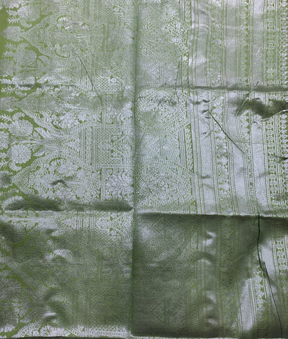 Paper Silk Saree Sandal Colour with Borderless