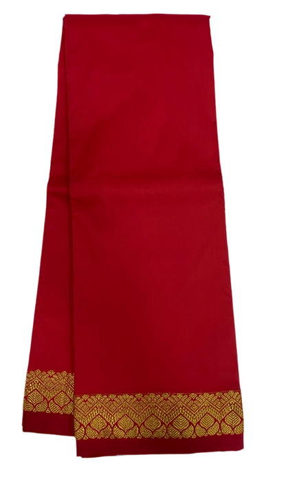 Red Colour Half Saree Shawl