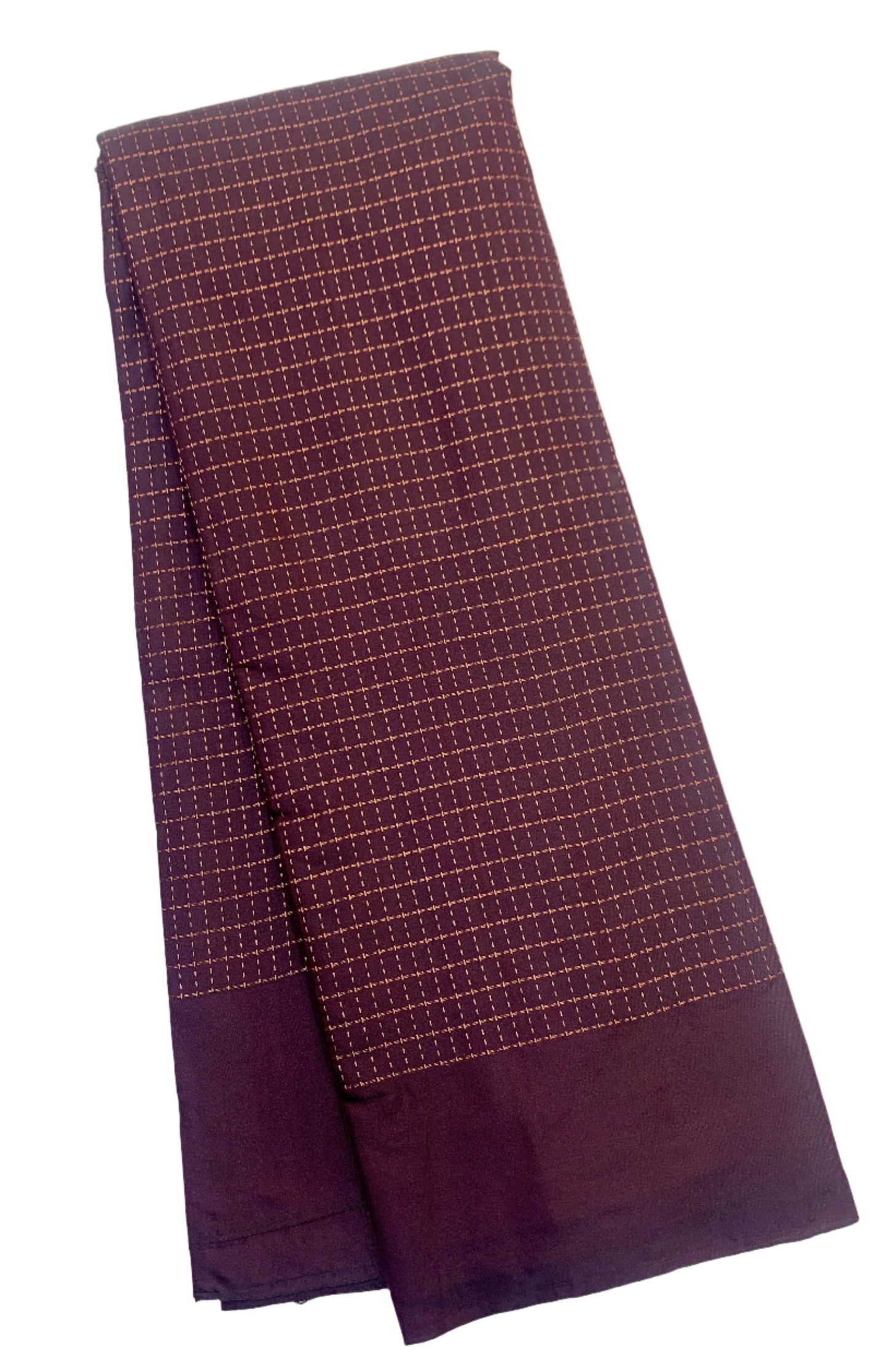 Arani Silk Saree Dark Violet Colour with Self Border