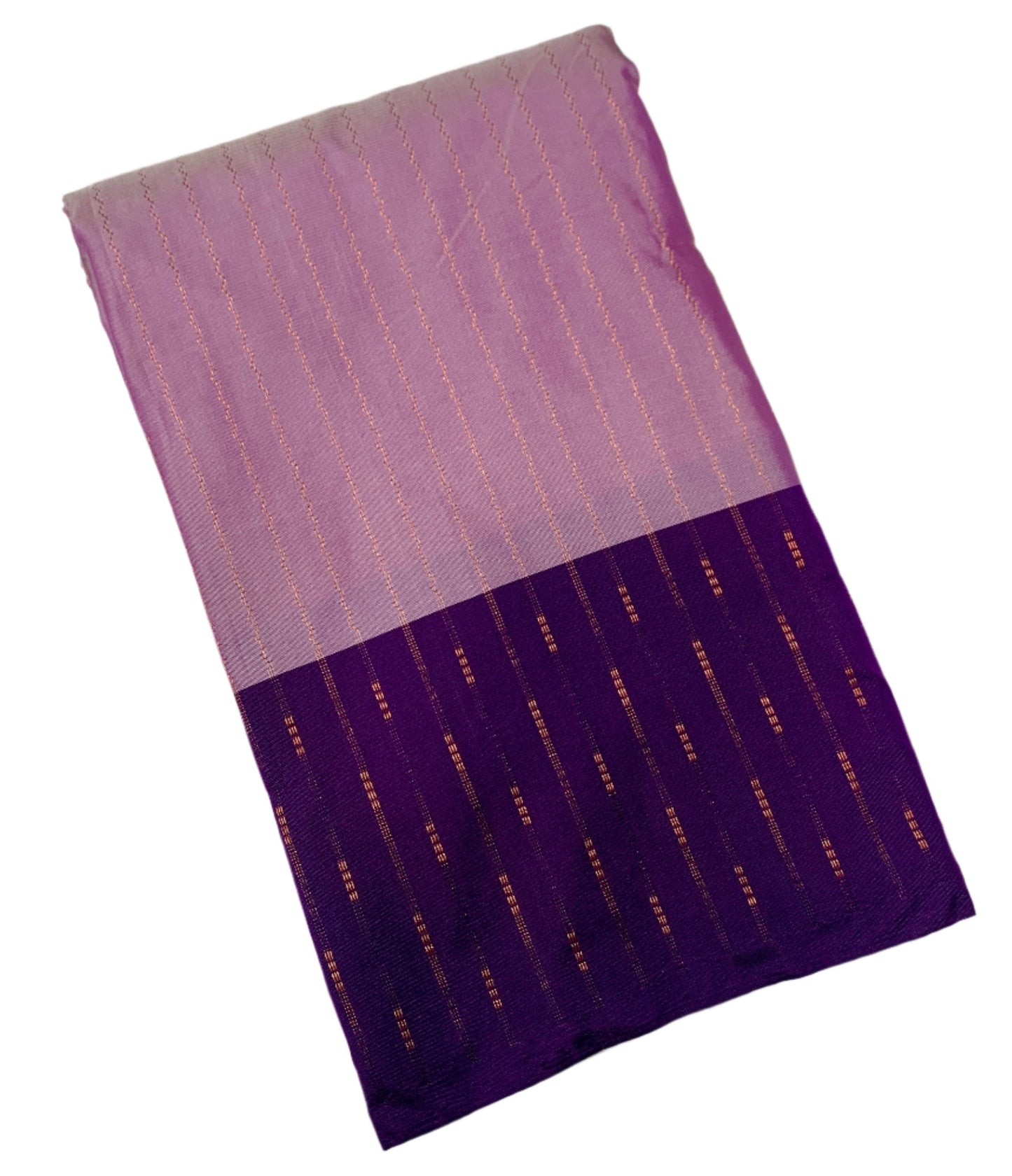 Arani Silk Saree Lavender Colour Magenta Border