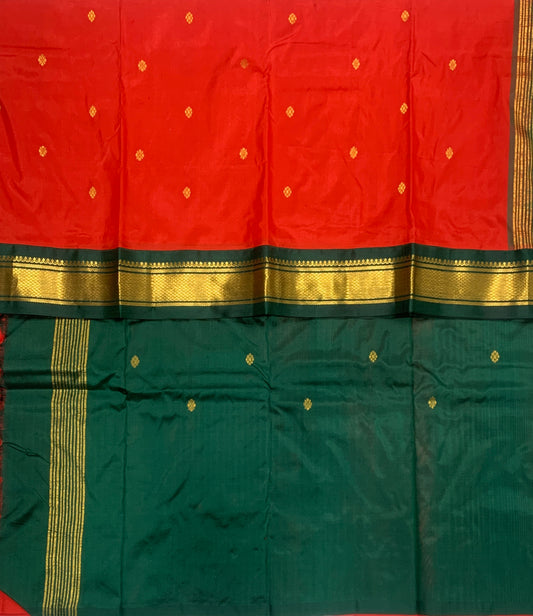 Pure Kanchipuram Silk Red Colour