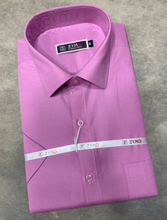 Half Sleeve Purple Colour Shirt