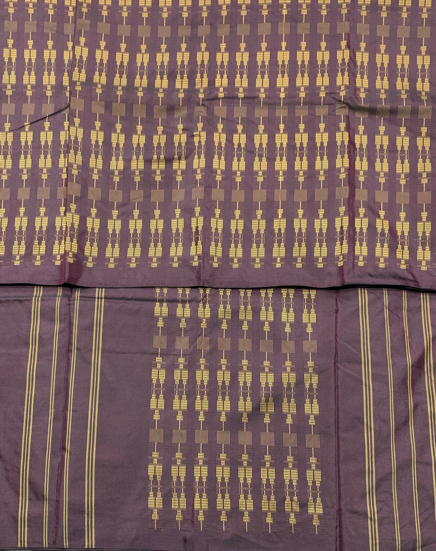 Arani Silk Saree Brown Colour with Self Border