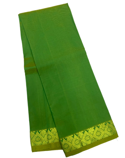 Light Green Colour Half Saree Shawl