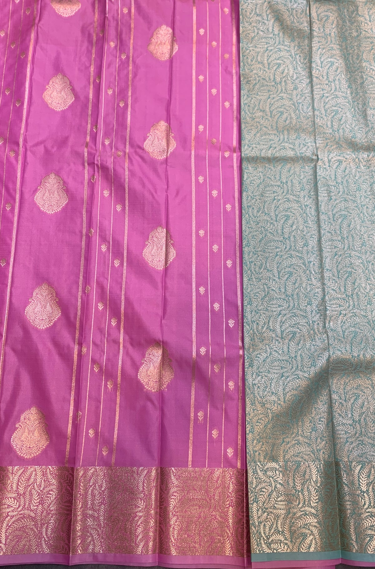 Soft Silk Casual Saree Baby Pink with Sliver Zari Border