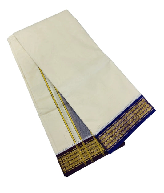 Cotton Dhoti Half White