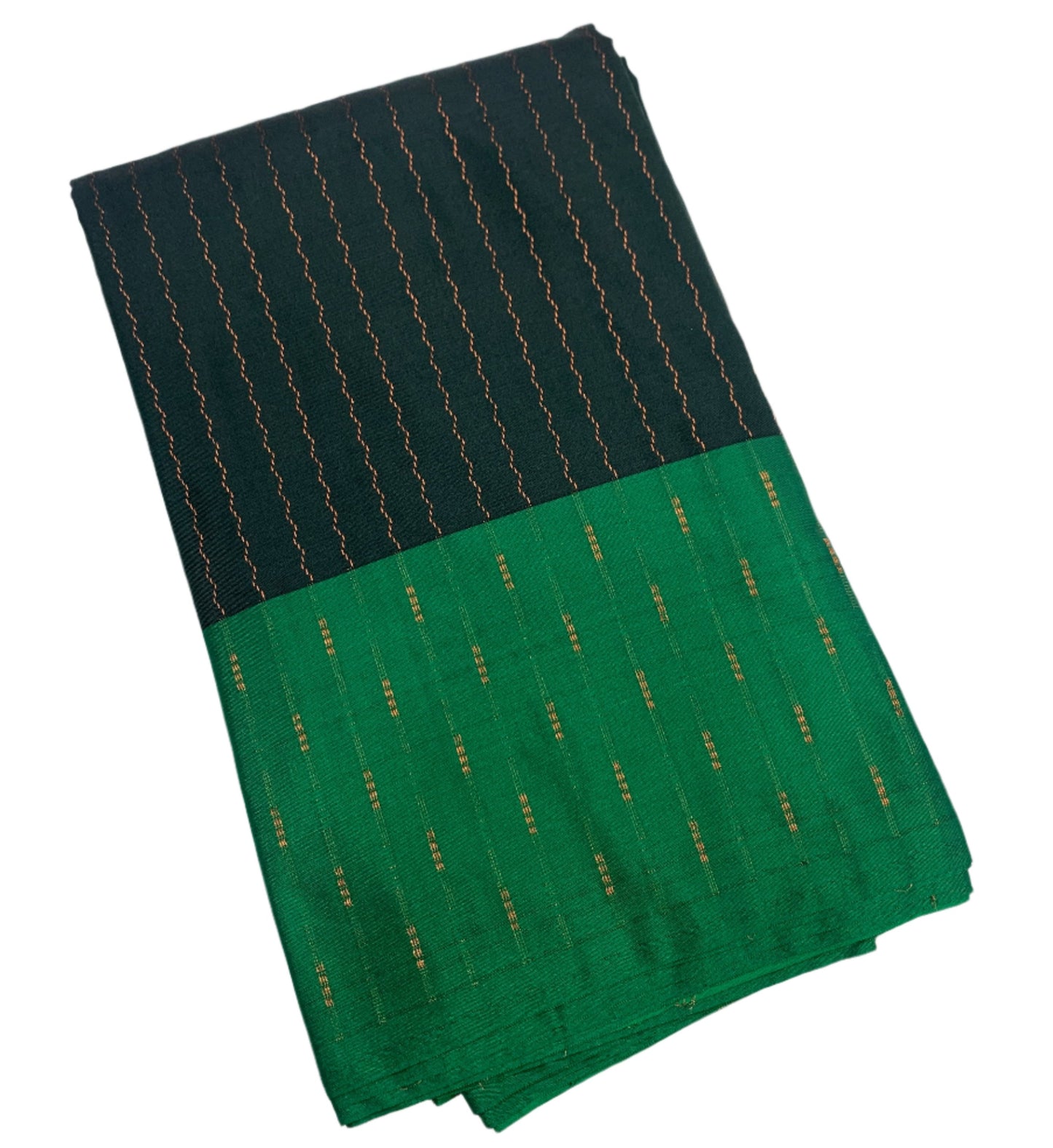 Arani Silk Saree Green Colour with Light Green Border