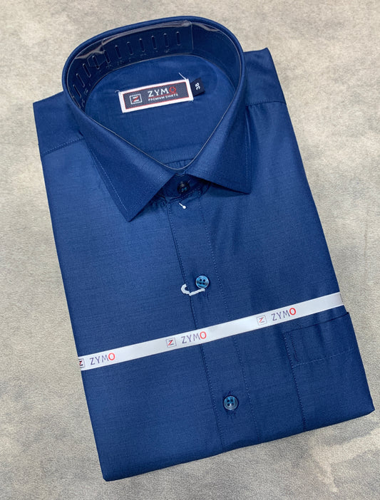 Full Sleeve Navy Blue Colour Shirt
