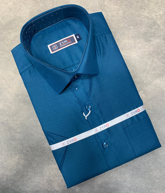 Half Sleeve Blue Colour Shirt