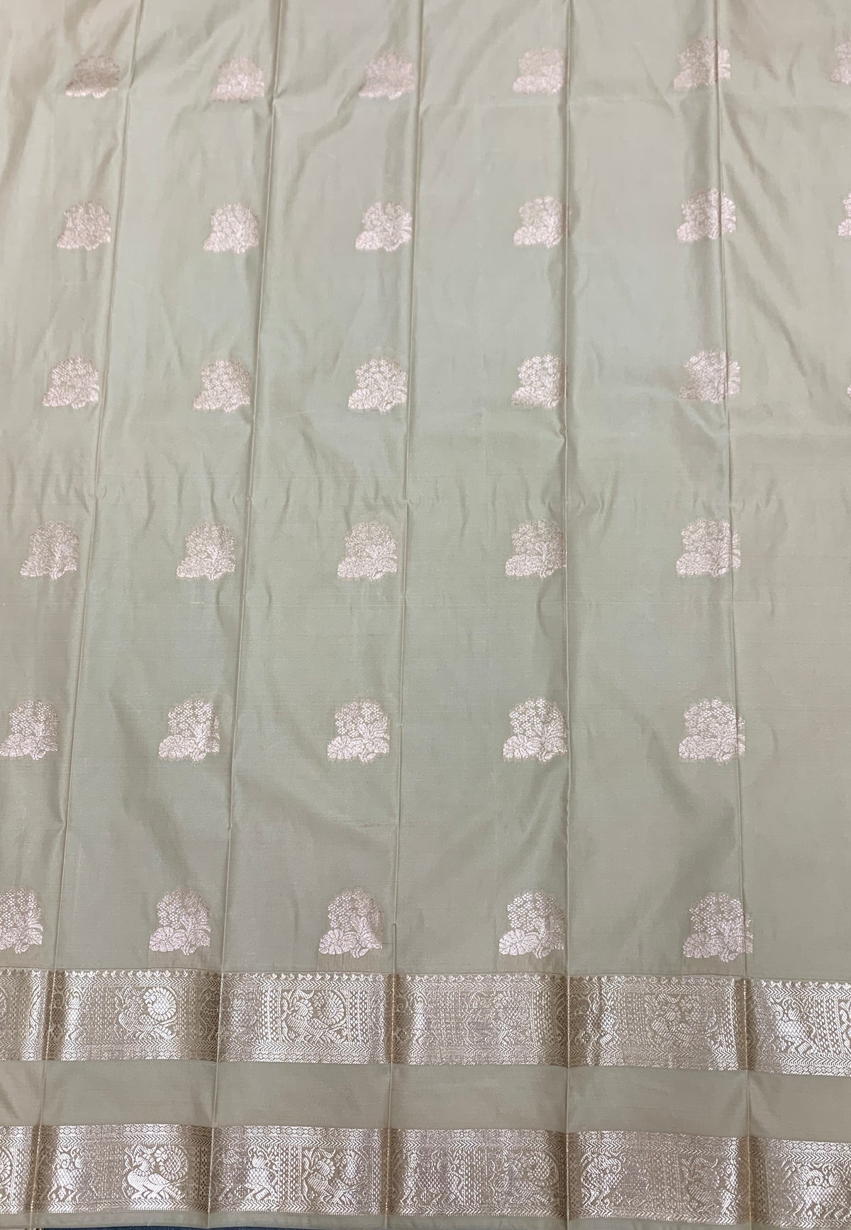 Soft Silk Casual Saree Antique Gold Colour with Rettai Pettu Border