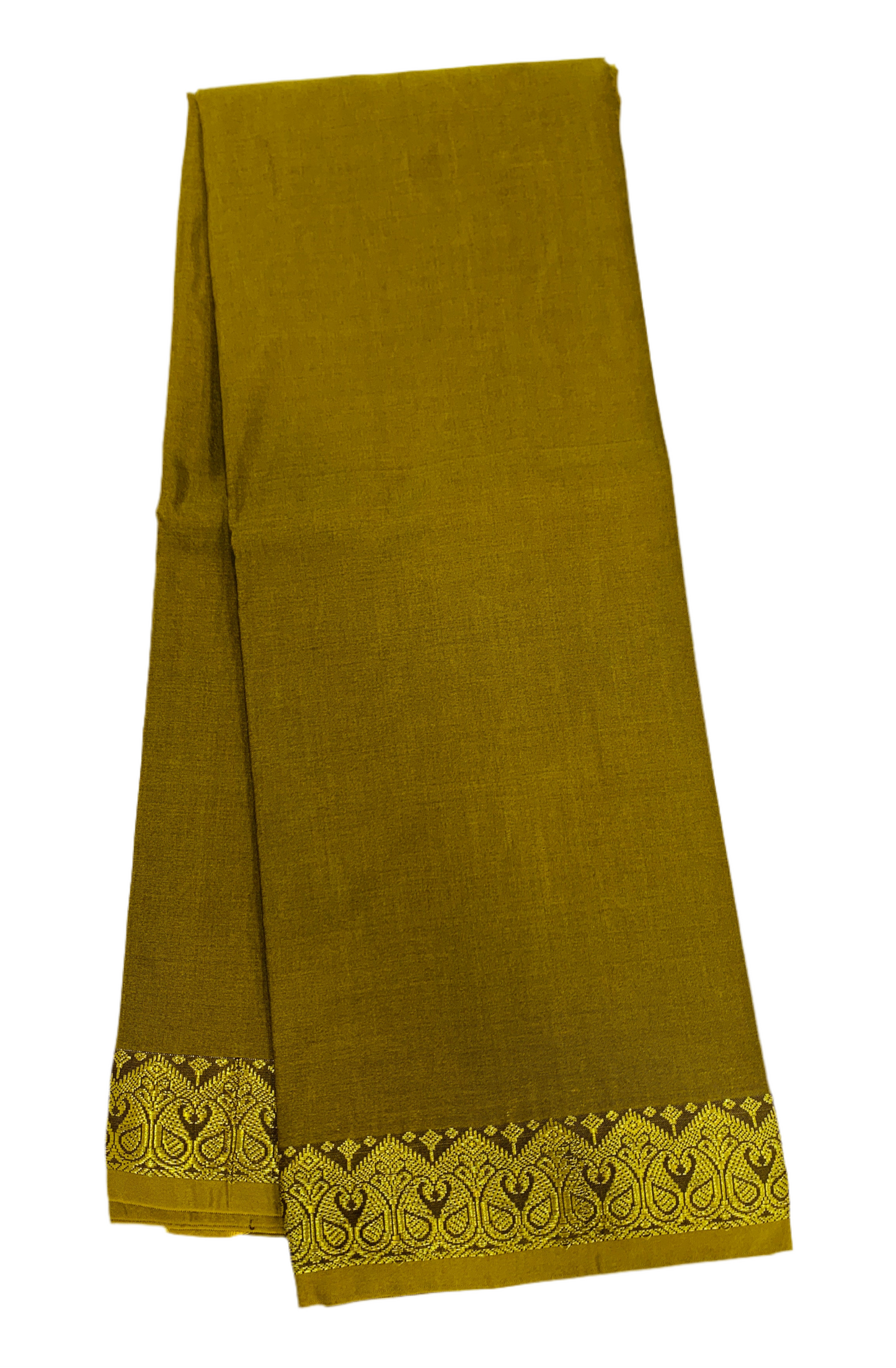 Olive Green Colour Half Saree Shawl