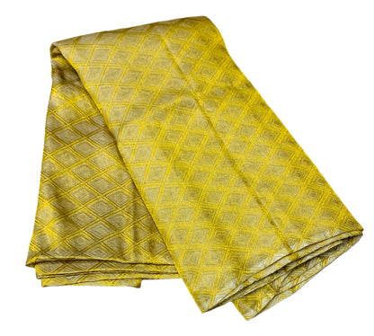 Pure Silk Shirt material Golden Colour
