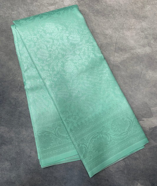 Art Silk Saree Sapphire Colour with Self Colour Border