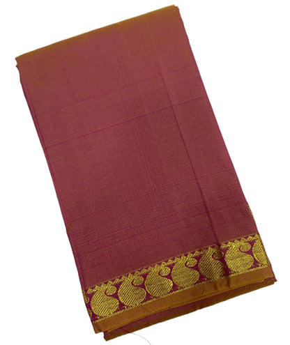 Pinkish Gold Colour Half Saree Shawl