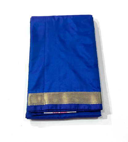 Arani Silk Saree Pepsi Blue Colour