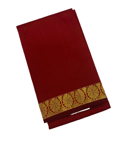 Maroon Colour Half Saree Shawl