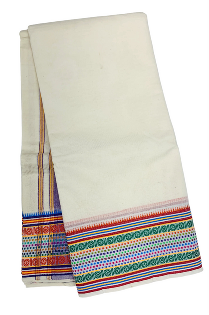 White shade  Cotton Dhoti