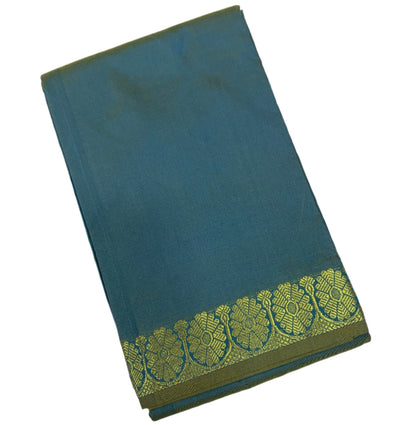 Bluish Gold Colour Half Saree Shawl