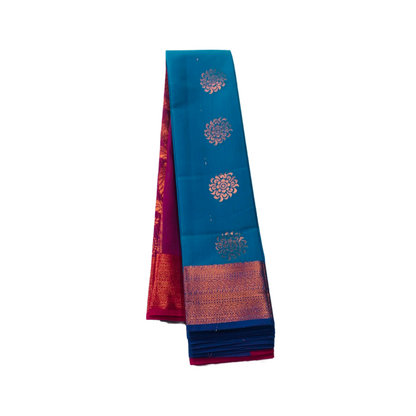 Ananda Blue shade silk cotton