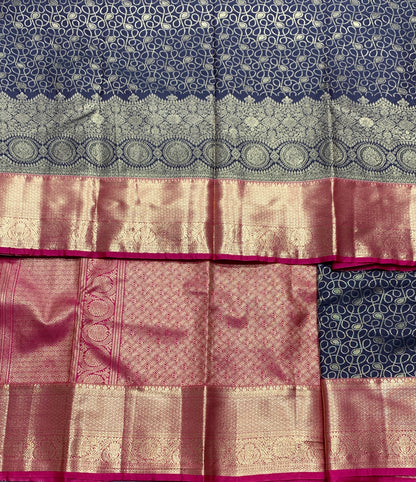 Fancy Tissue Saree Block Colour with Red Colour Border