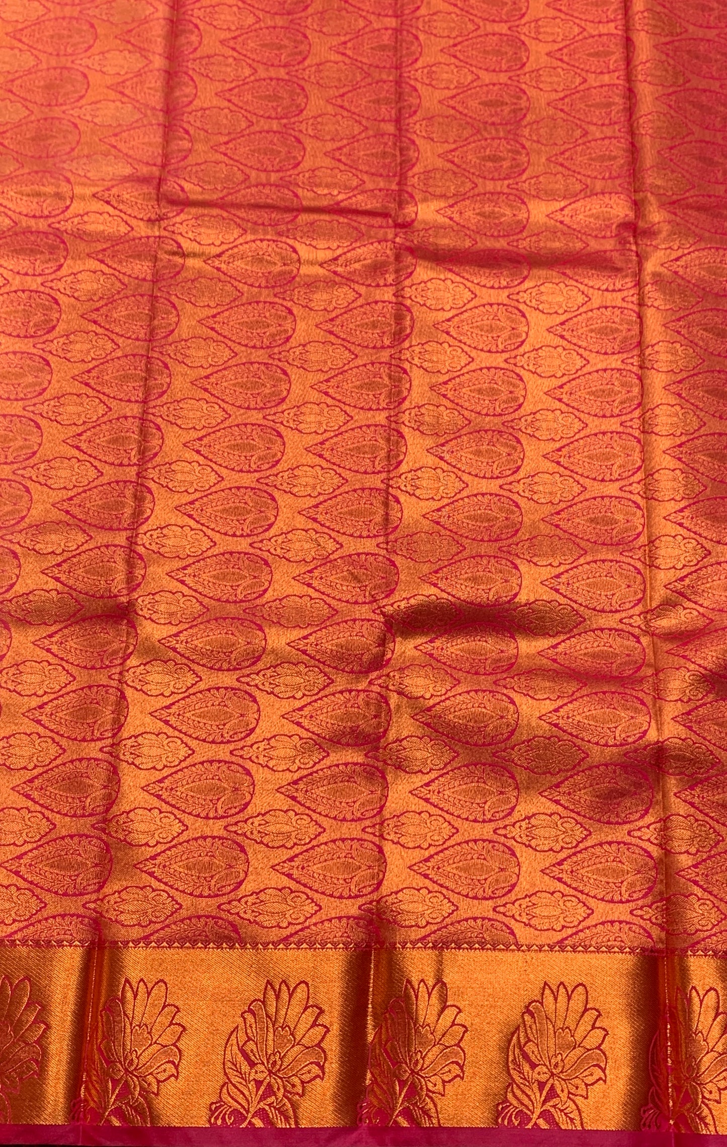Soft Silk Casual Saree Light Green Colour with Copper Zari Work Border