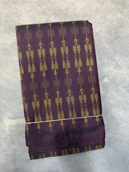 Arani Silk Saree Brown Colour with Self Border