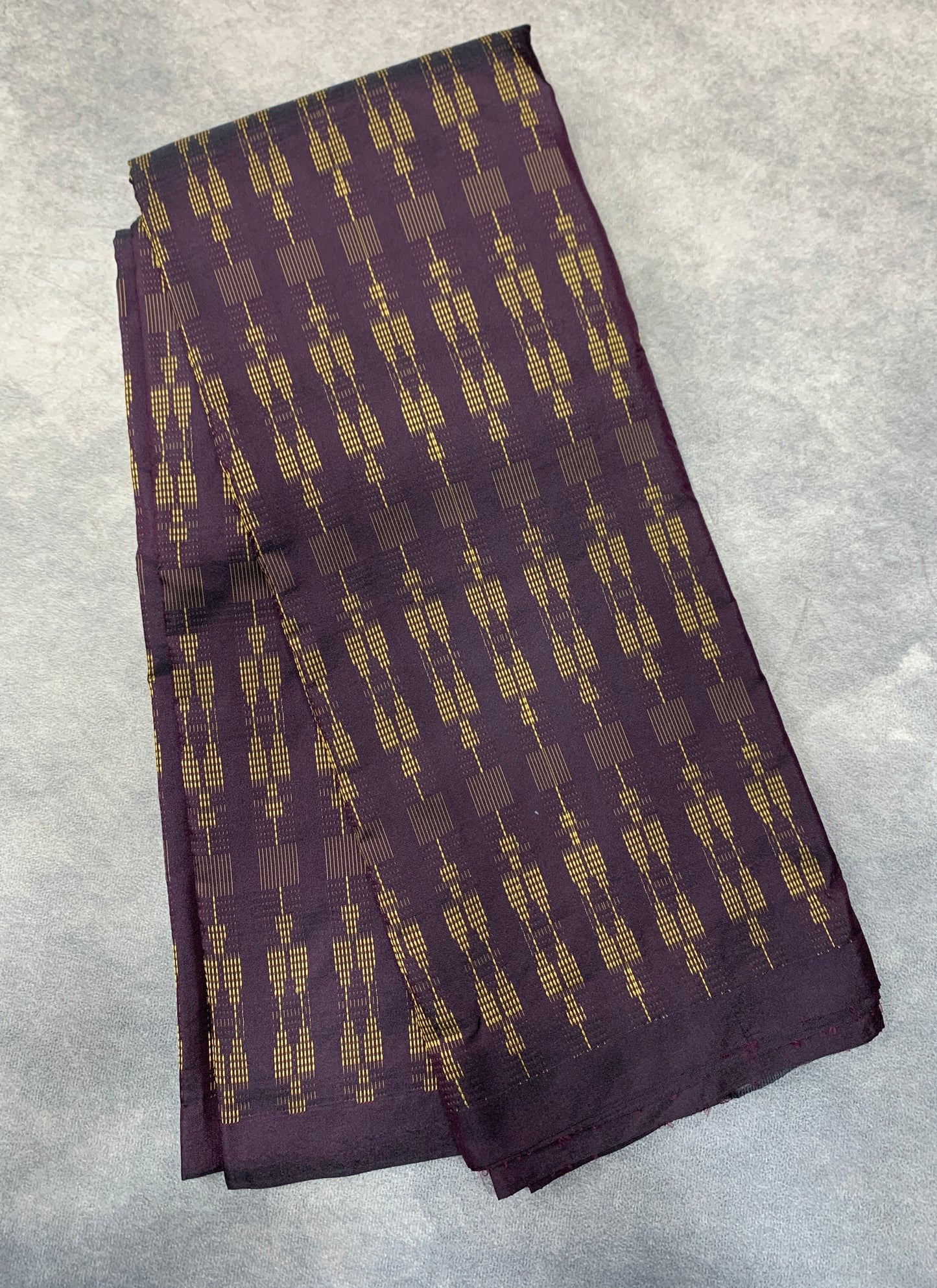 Arani Silk Saree Brown Colour with Self Border