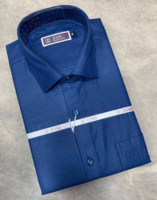 Full Sleeve Dark Blue Colour Shirt